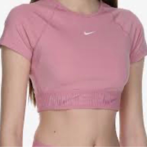 Nike Pro Training Crop Top Pink | Women’s Small | HM6369-699 Small - Picture 6 of 6